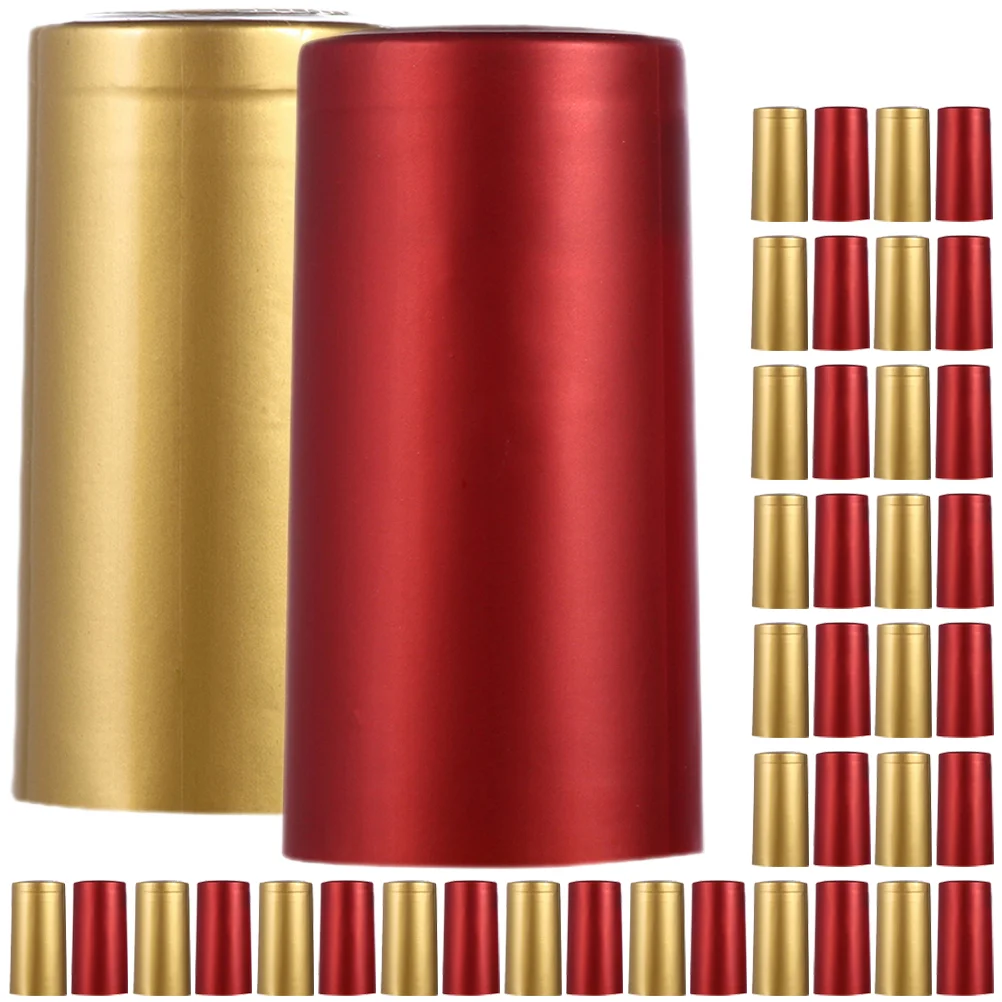 

200pcs Heat Shrink Covers Decorative Bottles Caps Wear-resistant Shrink Wraps