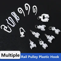 curtain track pulley curtain small tip hook straight track curved track curtain rods plastic hook plastic s hook curtain holder