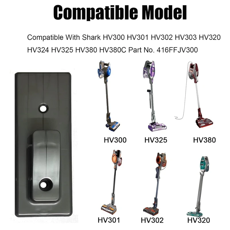 Настенный крюк-вешалка для Shark HV300 HV301 HV302 HV320 HV321 HV324 HV325 HV371 HV380 Rocket Stick Vacuum (416FFJV300)