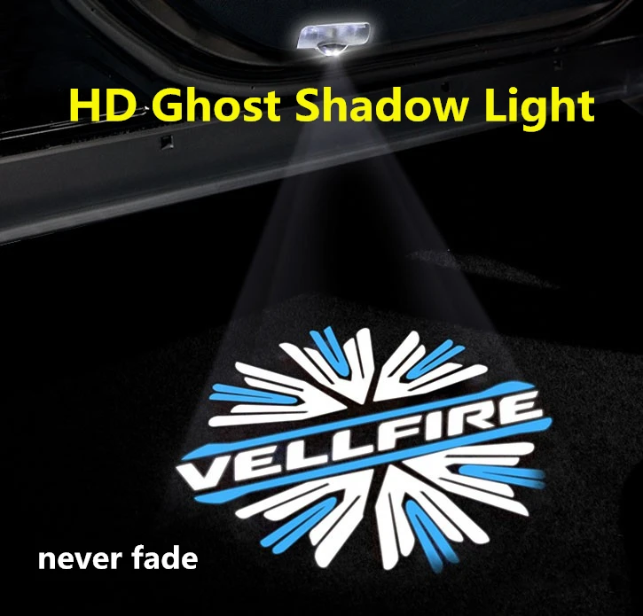 2 шт. для TOYOTA VELLFIRE (2008-2022) HD не выцветает светодиодный льная светодиодная дверь с