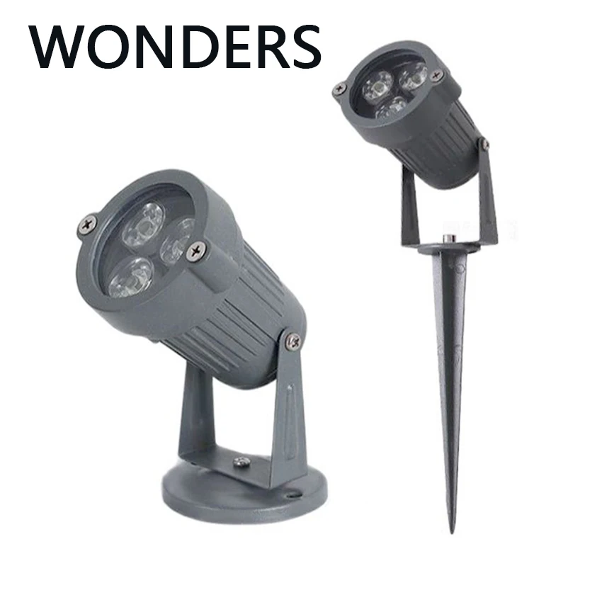 

5W 3W Modern Practical Outdoor LED Landscape Lamp Small Spotlight IP65 Waterproof for jardin Home garden lighting lawn lights