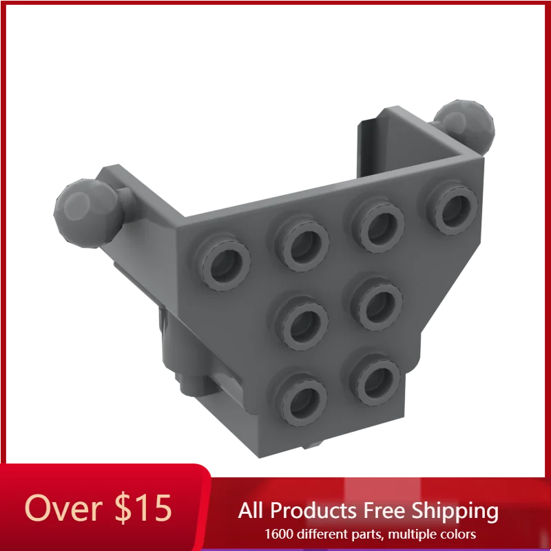 

10 шт., Детский конструктор с маленькими отверстиями, 4x2x3