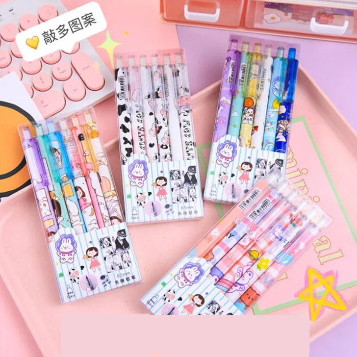 Cute Milk Cow Astronaut Drawing Painting Pens School Office Supplies