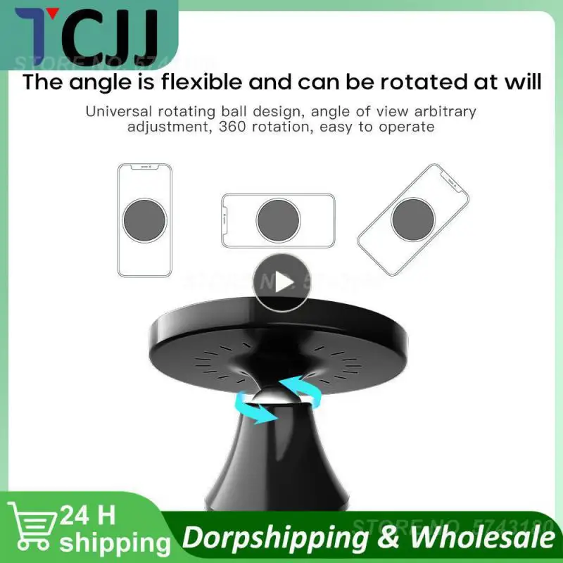 

1~5PCS Fast Charging Charger Mini Vent Phone Holder Wireless Charger Fast Charging Phone Holder 15w Car Charger Magnetic