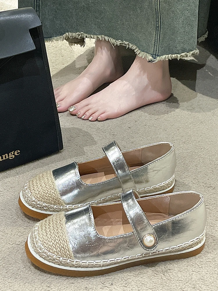 

Shoes Woman 2023 Casual Female Sneakers Round Toe Flats All-Match Clogs Platform Shallow Mouth New Dress Summer Creepers Leisure