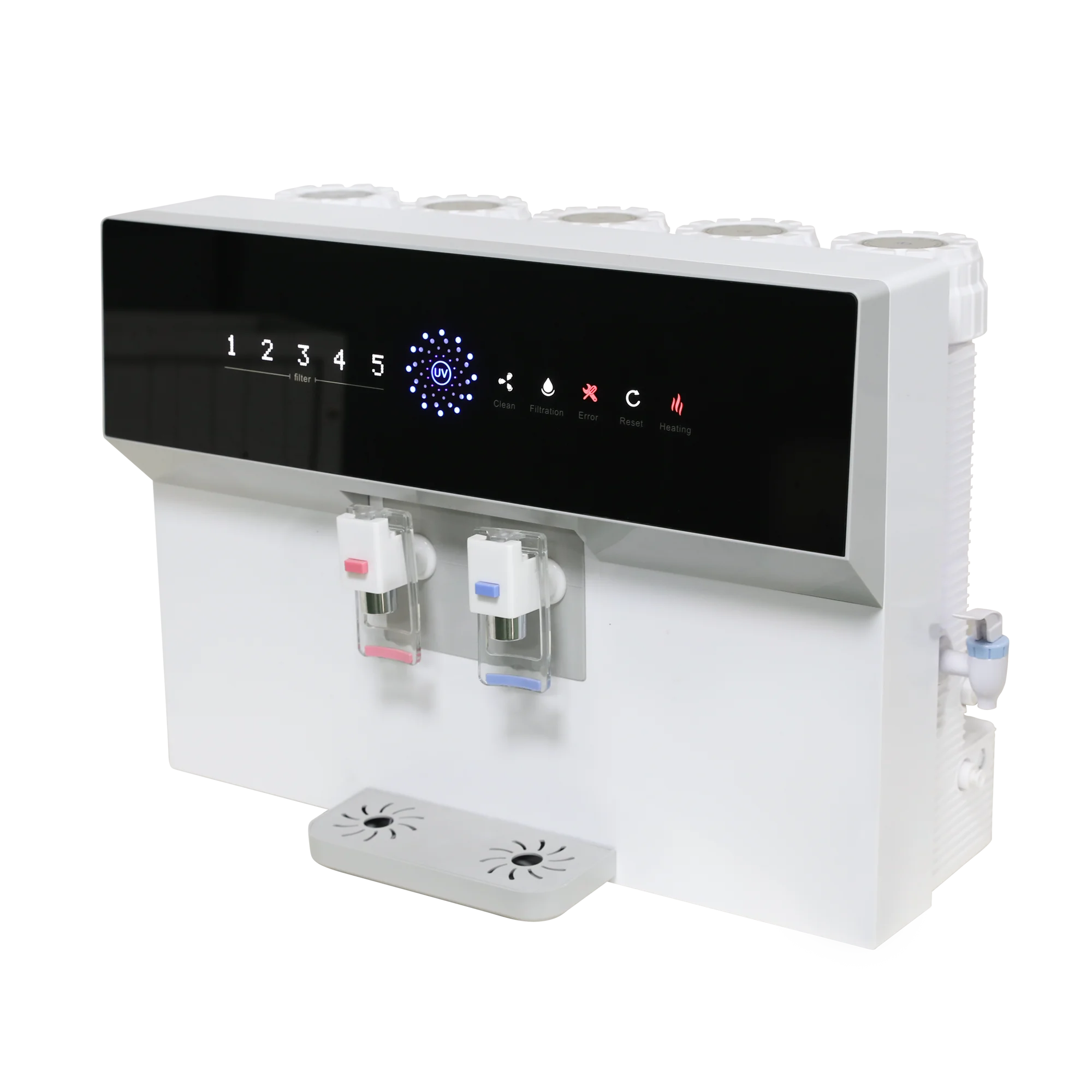 

wall mounted install water purifier hot water normal water dispenser
