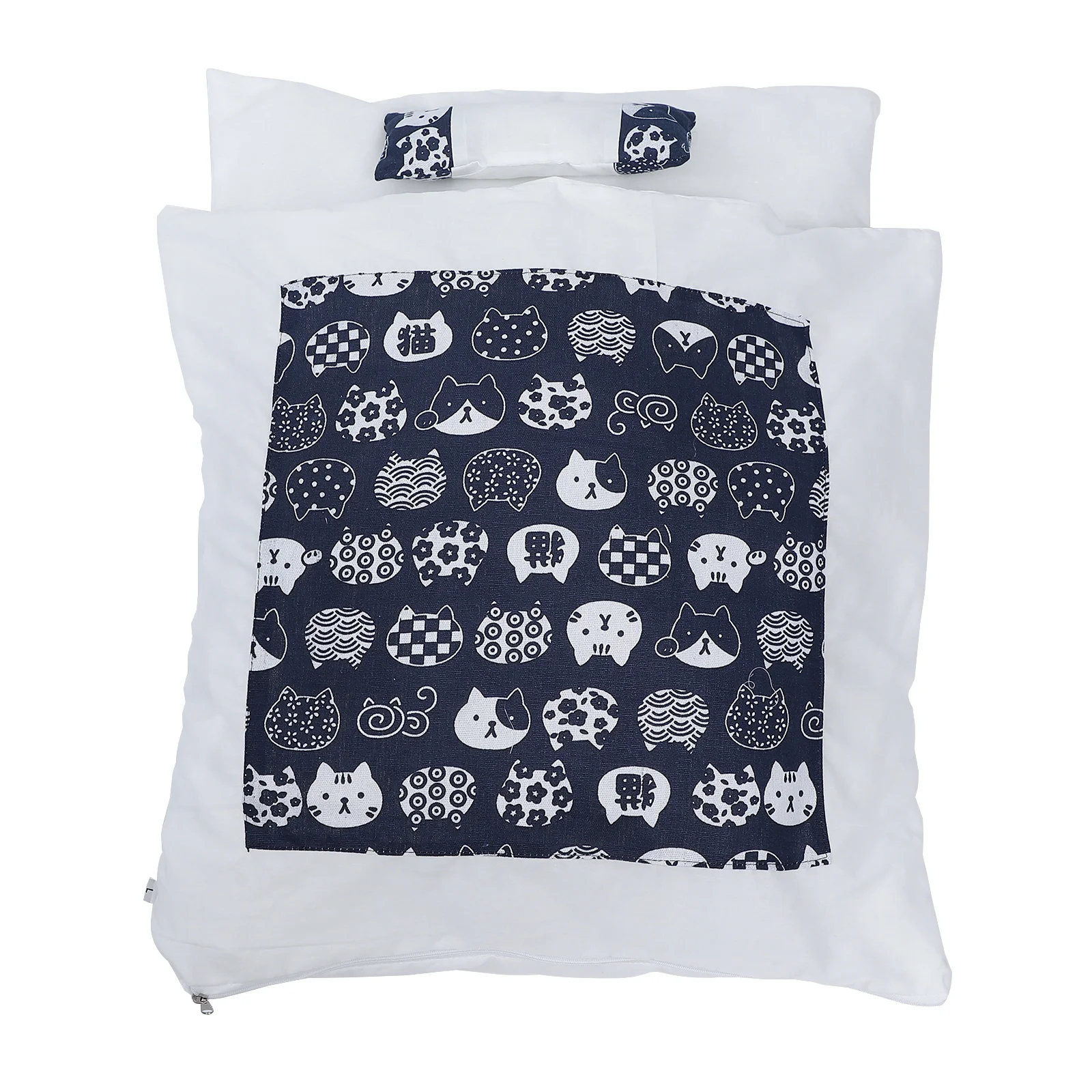 

Cat Bed House Pet Sleeping Kitten Tent Habitat Festival Covered Animals Hamster Puppy Winter Cage Gift