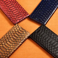 snakeskin veins cowhide genuine leather cover case for xiaomi black shark 1 2 3 4 4s 5 rs pro wallet flip cover