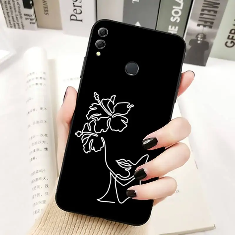 Line Design Pattern Phone Case for Huawei Honor 10 i 8X C 5A 20 9 10 30 lite pro Voew 10 20 V30