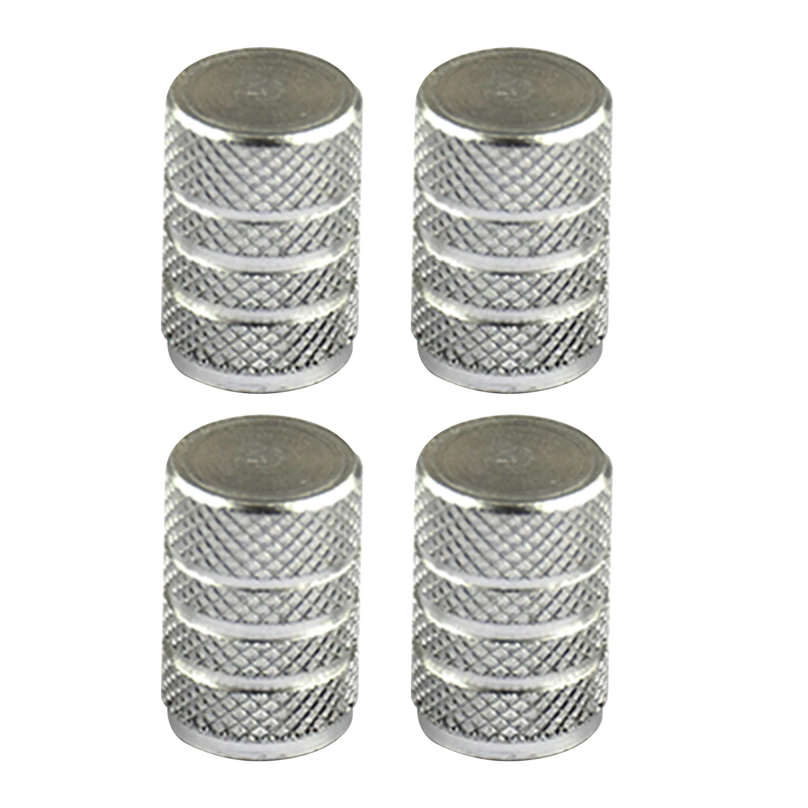 

Aluminum TireCap Set Metal Slotted SlotCaps TireAir Dust Cover Stem Cap TyreCaps Durable & Sturdy