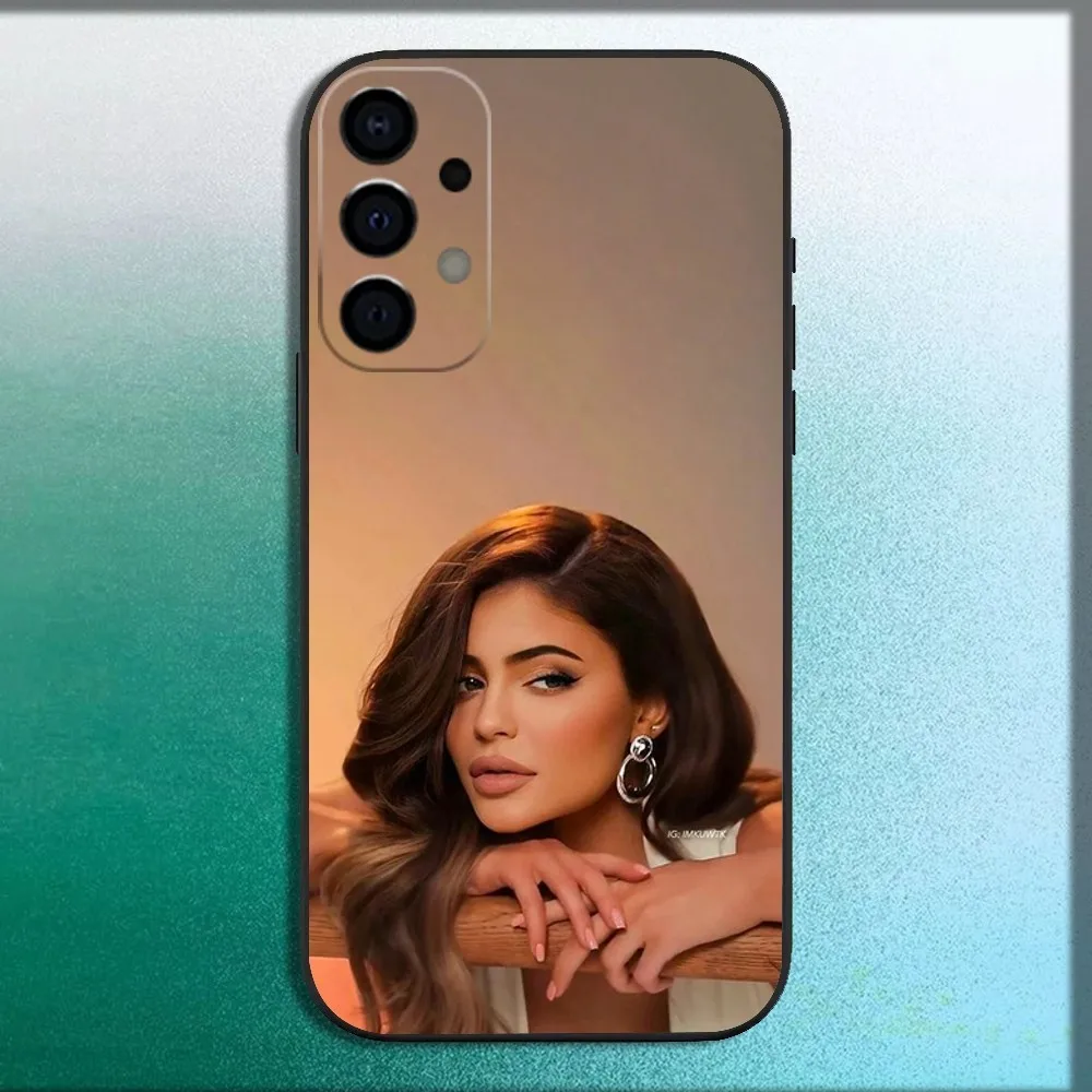 Socialite k-kylie jenner Phone Case For Samsung Galaxy A13 A21s A22 A31 A32 A52 A53 A71 A80 A91 Soft Black Cover