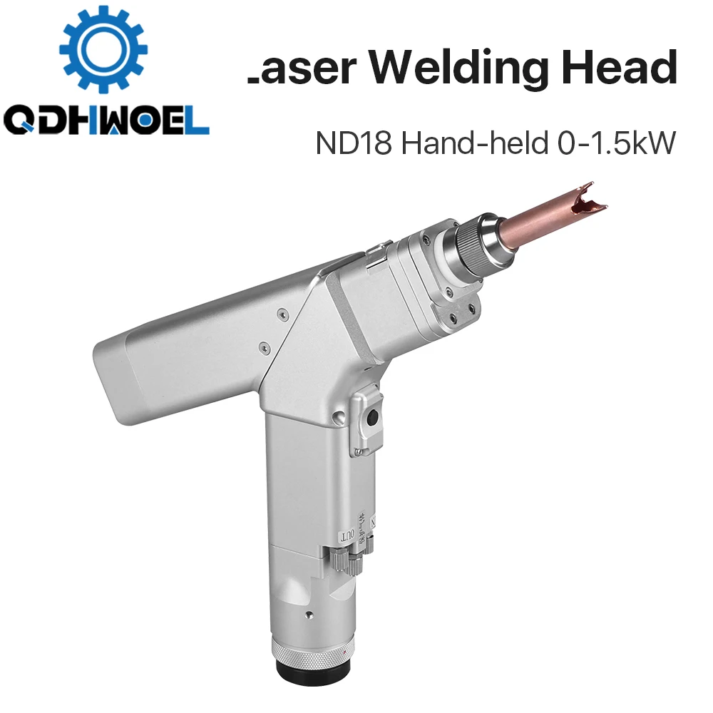 

1064nm WSX Hand-held Laser Welding Head ND18 0-1.5kW Wavelength with QBH Connector lens for Fiber Laser Machine