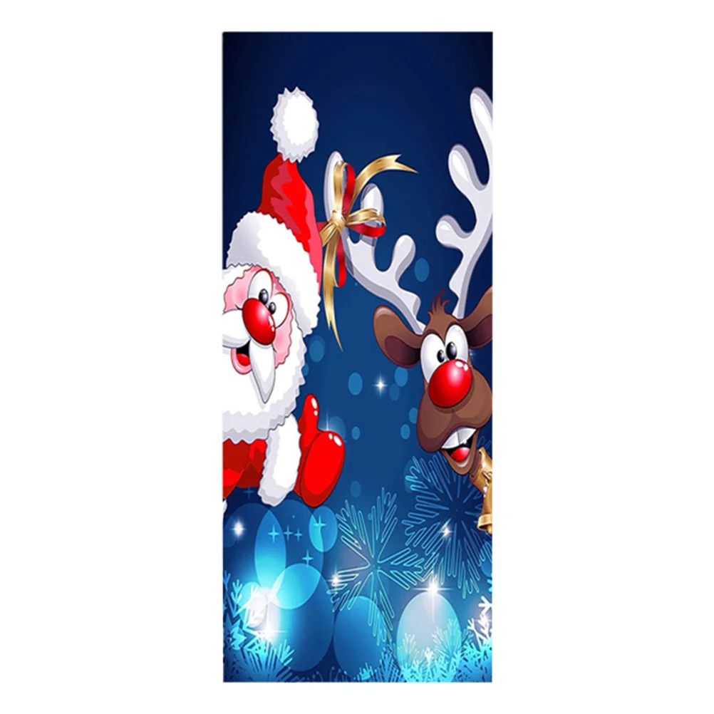 

1Pc Adornment Door Stickers Adhesive Removable Wallpapers Door Murals Wall Stickers for Bedroom Bathroom