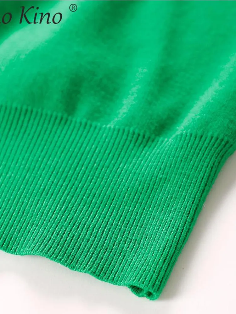 Вязаный женский свитер с высоким воротником большой размер длинный рукав