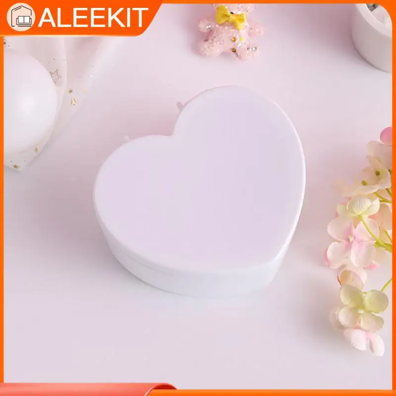 

Коробка для хранения украшений для макияжа с розовым сердцем, зеркальный Настольный бокс для ювелирных изделий, шкатулка для хранения косм...