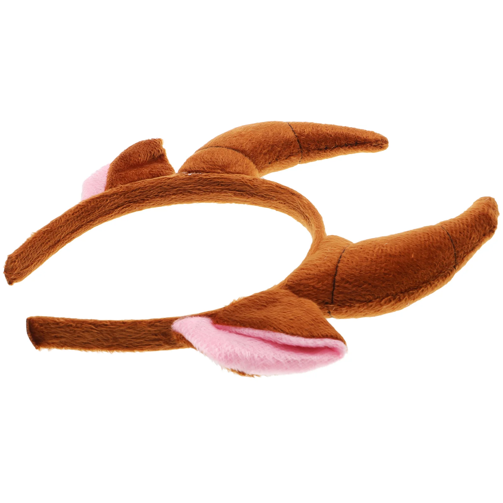 

Kids Ox Horn Shape Animals Ears Headband Party Cosplay Costume Headdress Hair Headpiece (Brown)