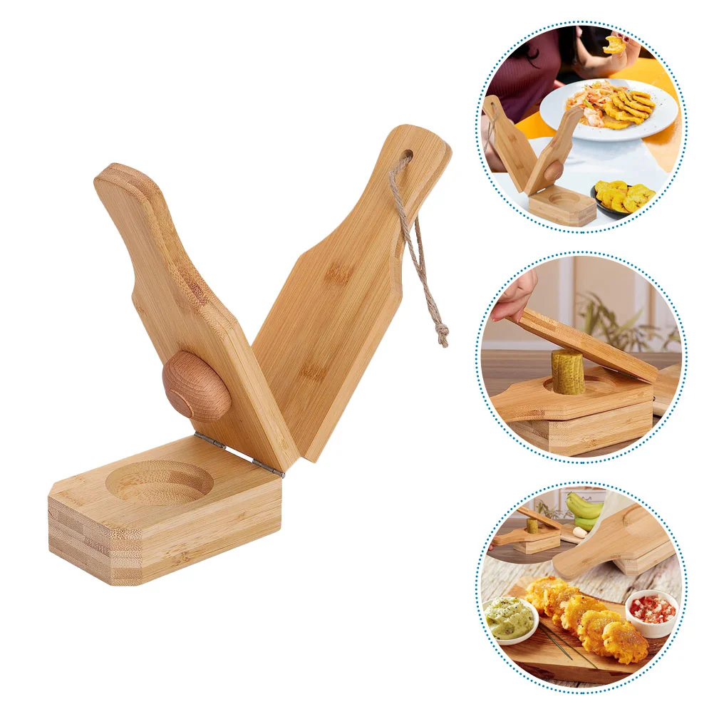 

Manual Tostones Plantain Press Unique Kitchen Tostones Maker Wood Tostones Maker