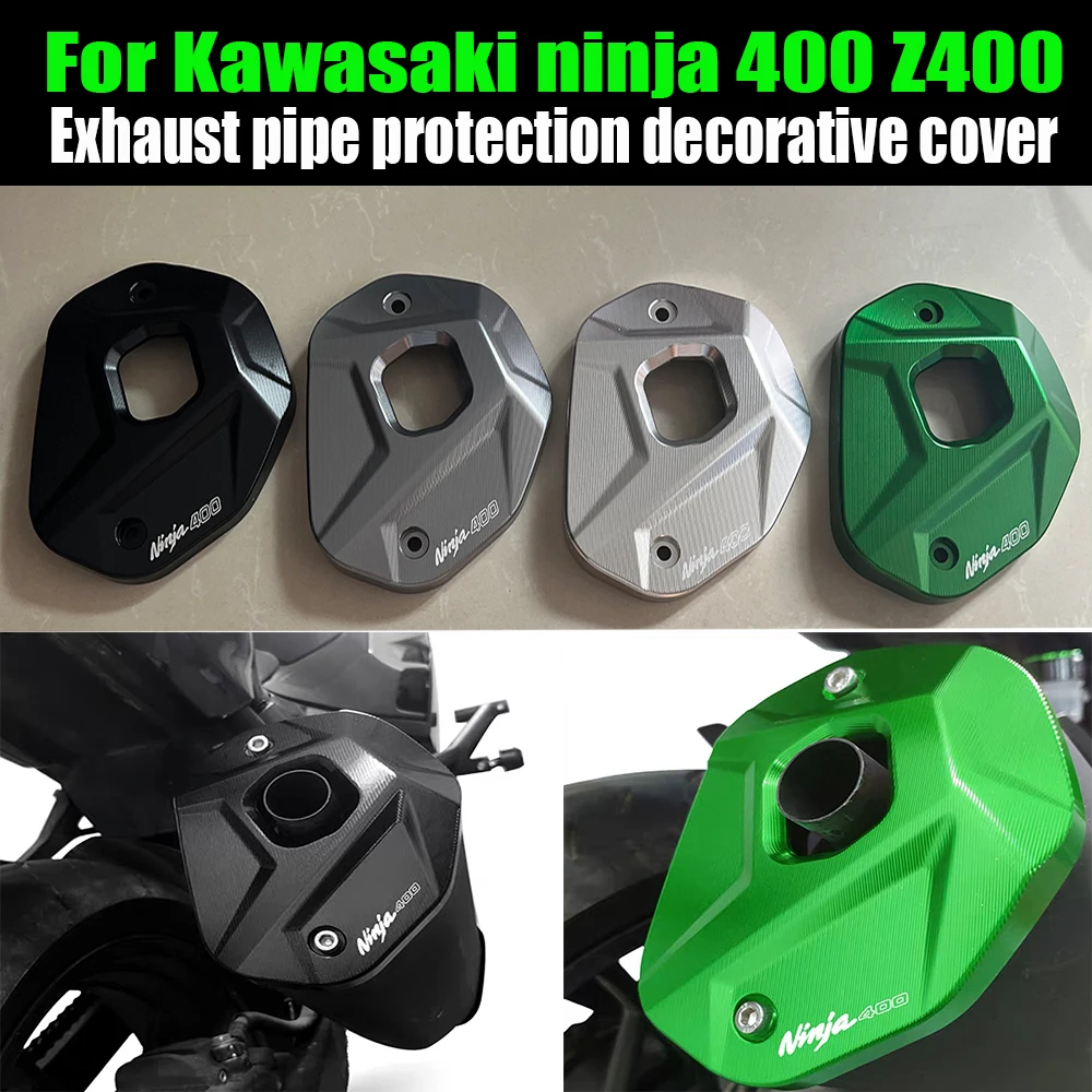 

Накладка на заднюю выхлопную трубу мотоцикла, защитные аксессуары для выхлопной трубы Kawasaki ninja 400 Z400 NINJA400 2018-2023