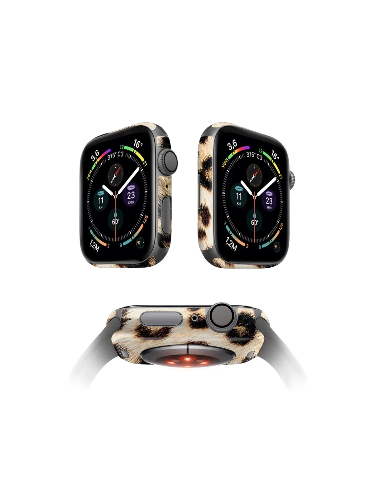 Защитная пленка MOCOLL для корпуса Apple Watch серия 7 45mm (2шт) Ирбис |