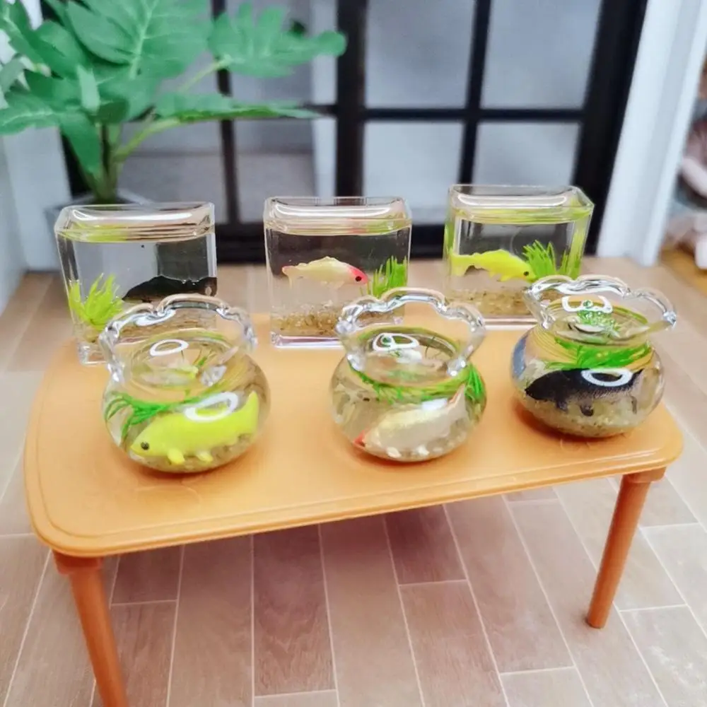 1:12 настольный искусственный мини-аквариум миниатюрный аквариум орнамент