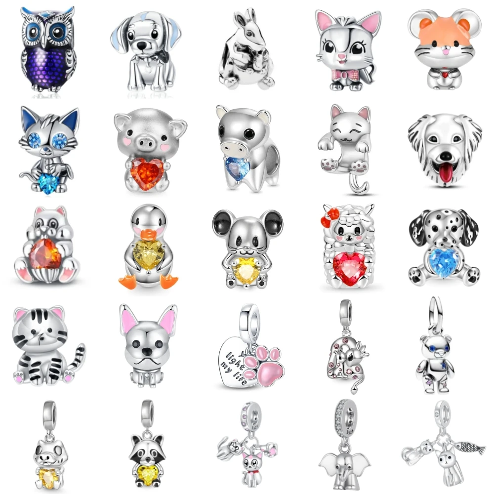 Подвески с цирконием неправильной формы подходят для браслетов Pandora HEROCROSS новый