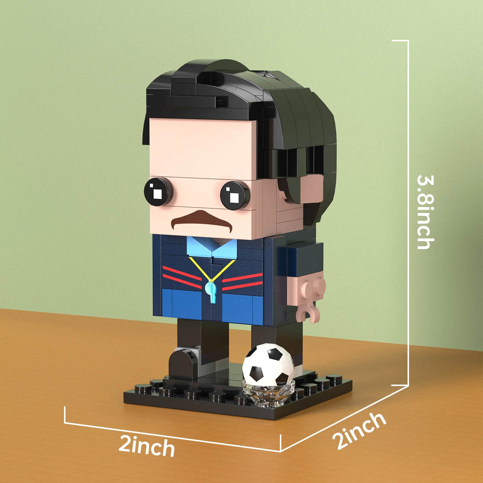 Лидер продаж конструктор MOC Teds Lasso BrickHedz набор блоков пазл развивающая и бумажная