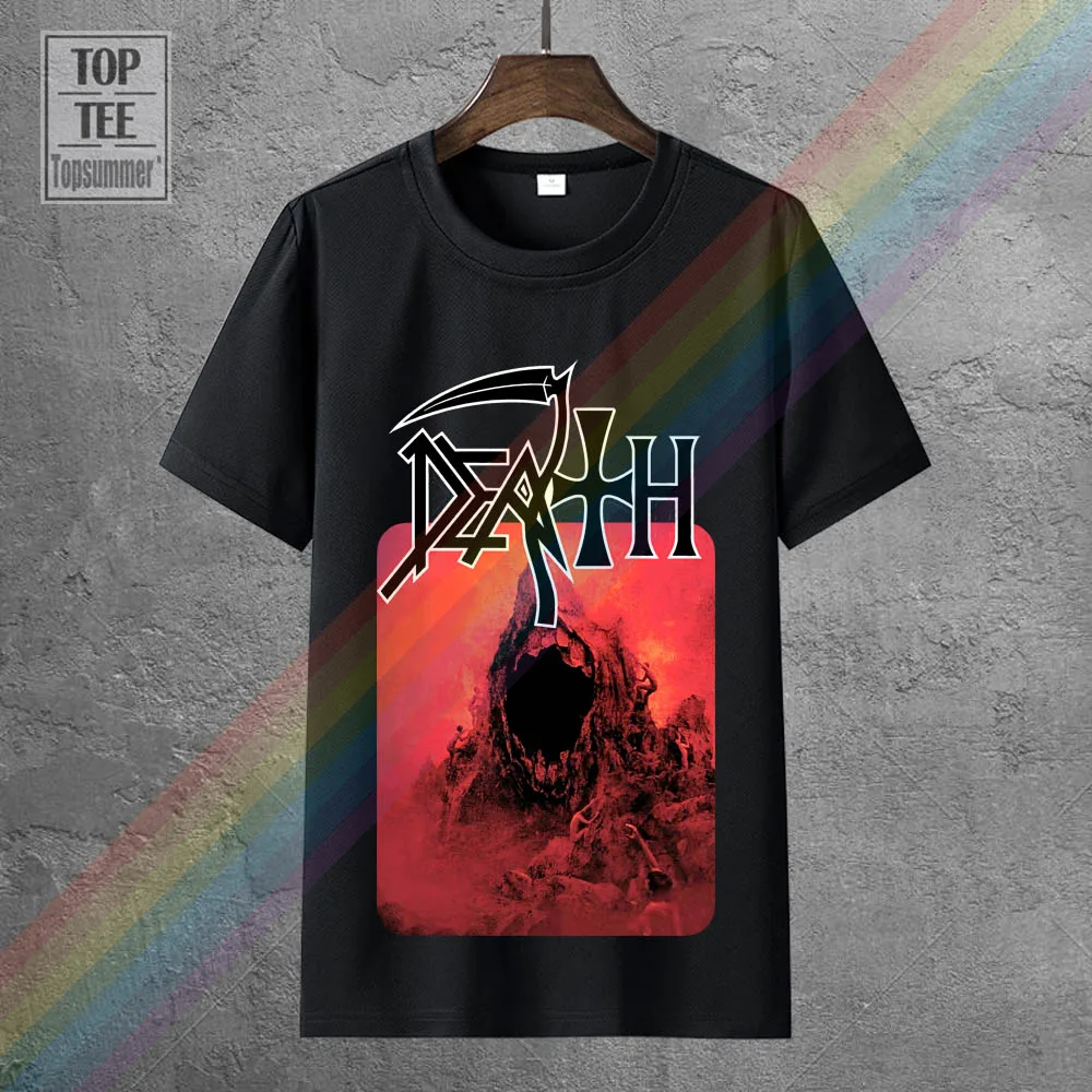 Новинка, дизайнерская мужская металлическая рубашка с надписью Death Sound Of Perseverance, летняя повседневная женская рубашка в стиле Харадзюку