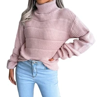 cydnee women turtleneck long sleeved bottoming sweater hollow knitted solid high collar knitted jumper casual pullovers
