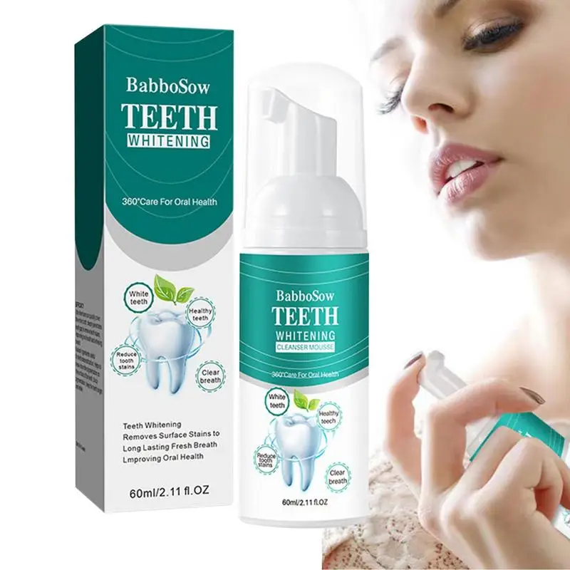 

Foaming Toothpaste Stain Removal Toothpaste For Adults 60ml Oral Hygiene Mousse Toothpaste Teeth Cleansing Breath Cool Mousse