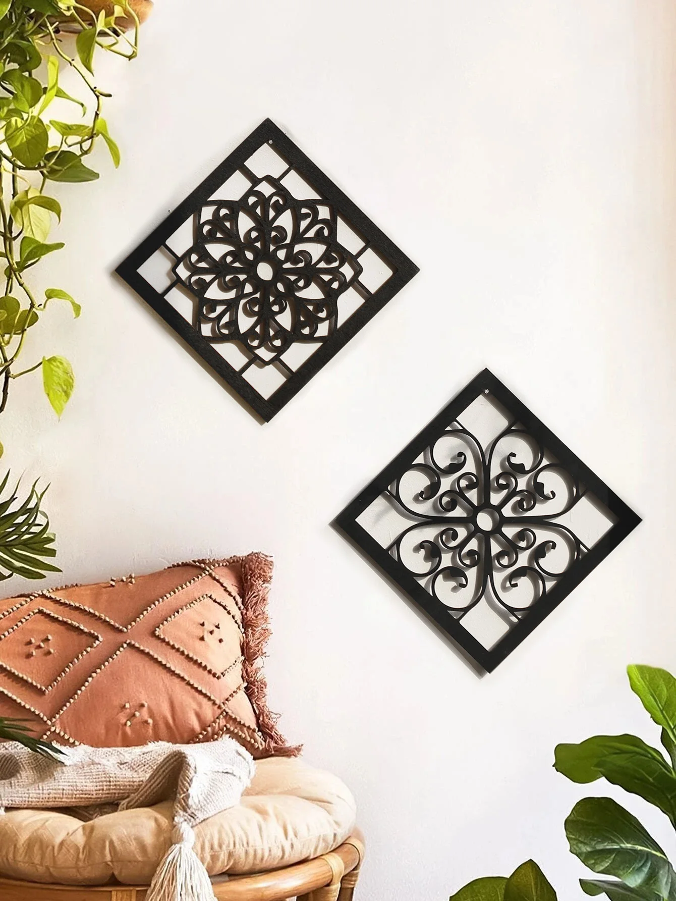 

2 Pcs Wood Farmhouse Wall Decor Rustic Home Decor Wall Hanging Christmas Decoration for Bedroom, Living Room, Bathroom, Kitchen