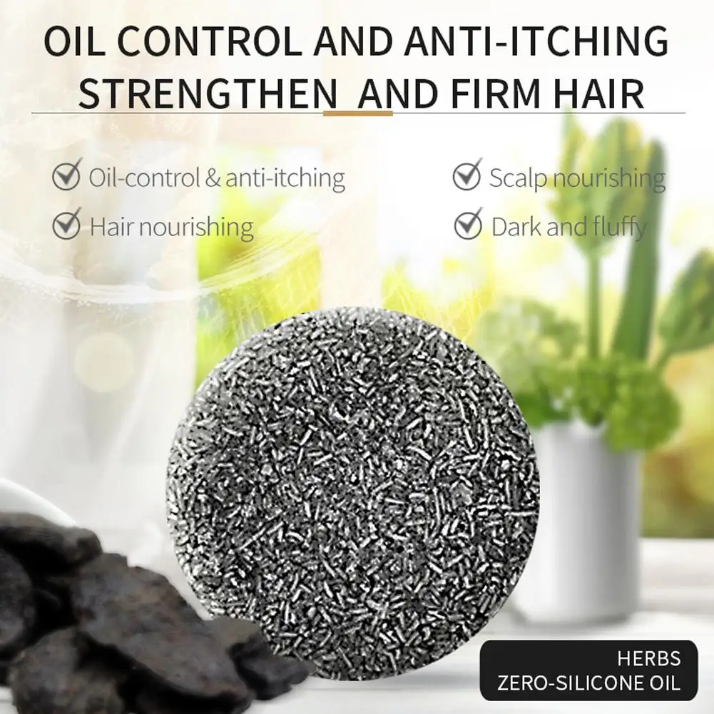Soap Hair Darkening Shampoo Bar Repair White Hair-Color Dye Hair Natural Care Organic Body Face Hair Shampoo Hair-Condition S7O0