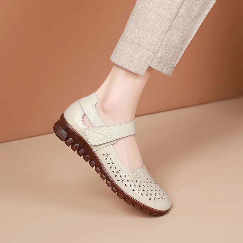 Женские туфли на танкетке Phoentin с круглым носком низком каблуке перекрестными