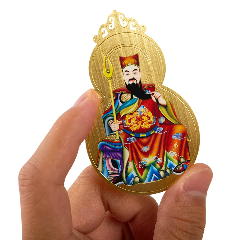 2025 Tai Sui карта-амулет фэн-шуй молитвенная Золотая карточка защита от экзорцизма