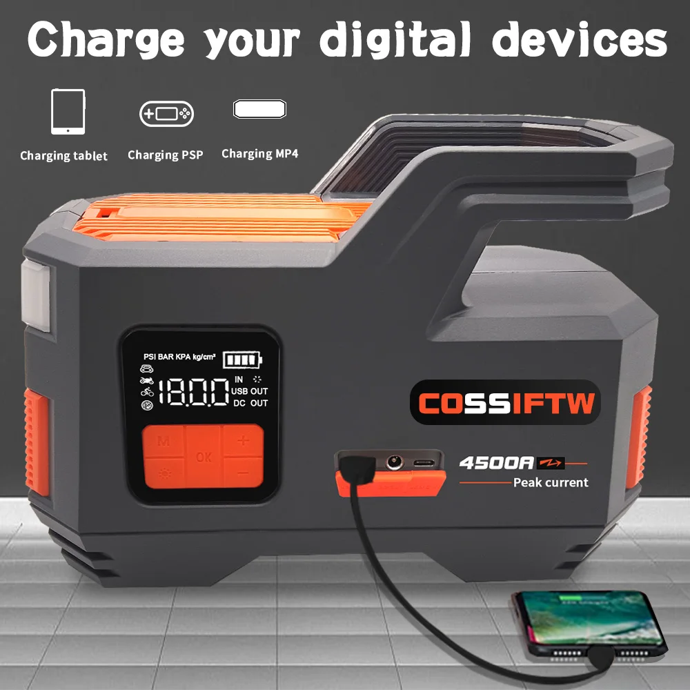 Завод COSSIFTW оптовая продажа 12 В супер конденсатор стартер для шин воздушный насос