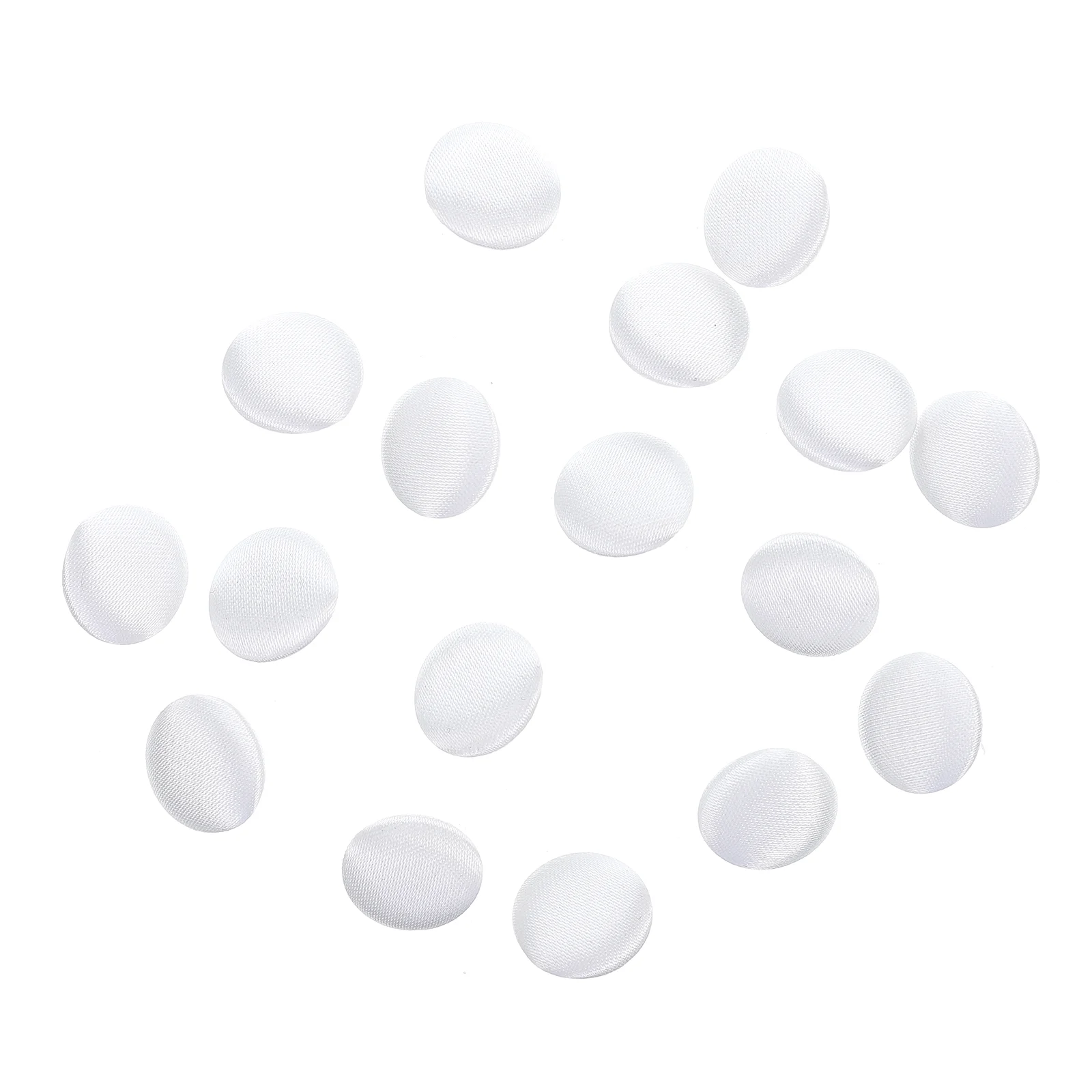 

Buttons Button Covered Sewing Satintuxedo Suits Fabric Gowns White Kit Supplies Trim Bridal Black Diy Coat Round Metal Cloth