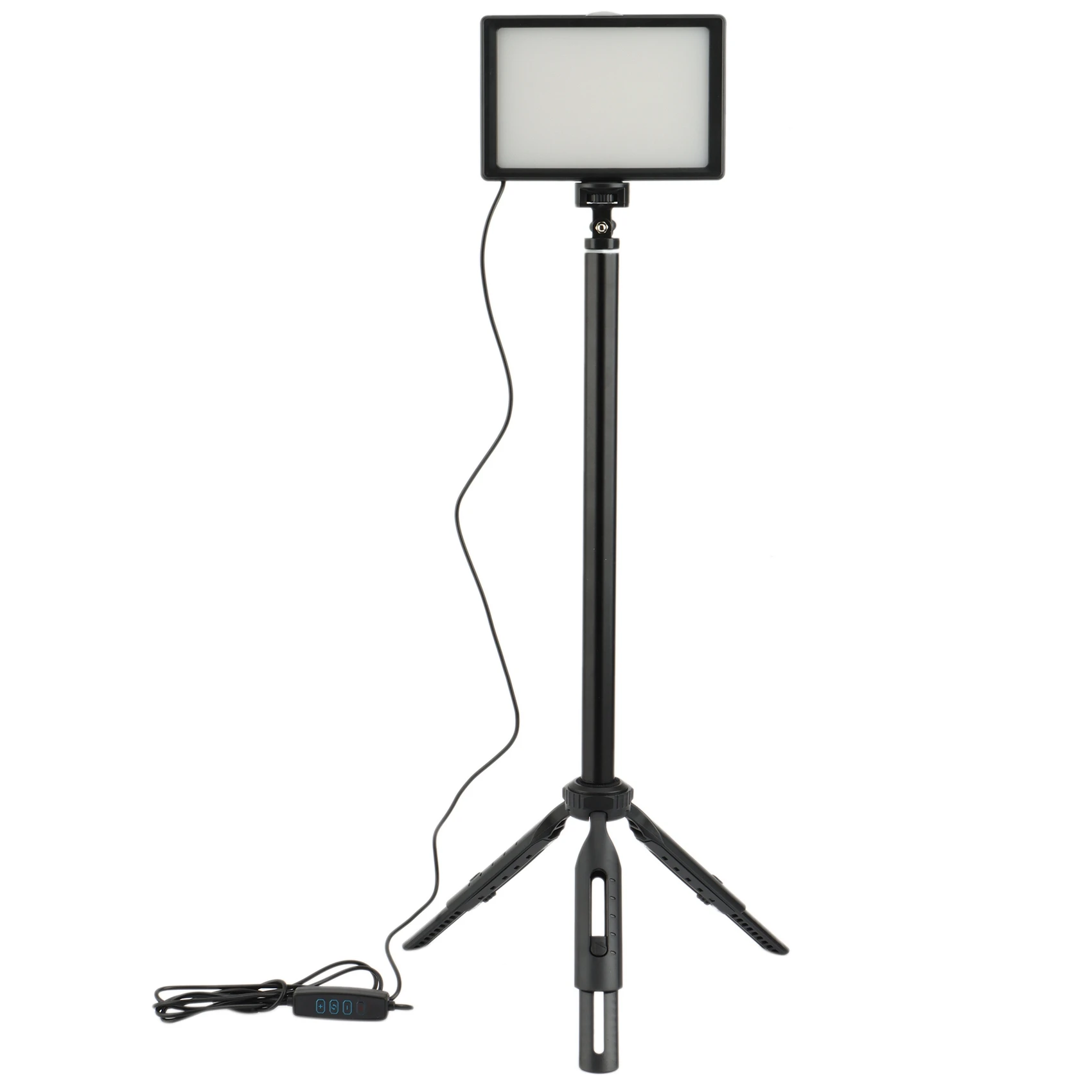 

USB LED Video Light Kit Photography Lighting 3200K-5600K 14-Level Dimmable with 148cm Adjustable Height Tripod Stand