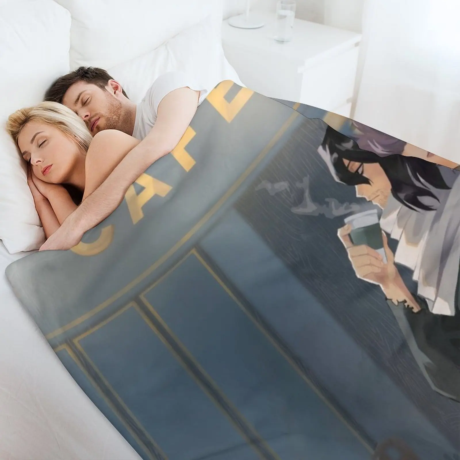 Одеяло для кафе Aizawa and Shinsou Cat летние рождественские украшения одеяла