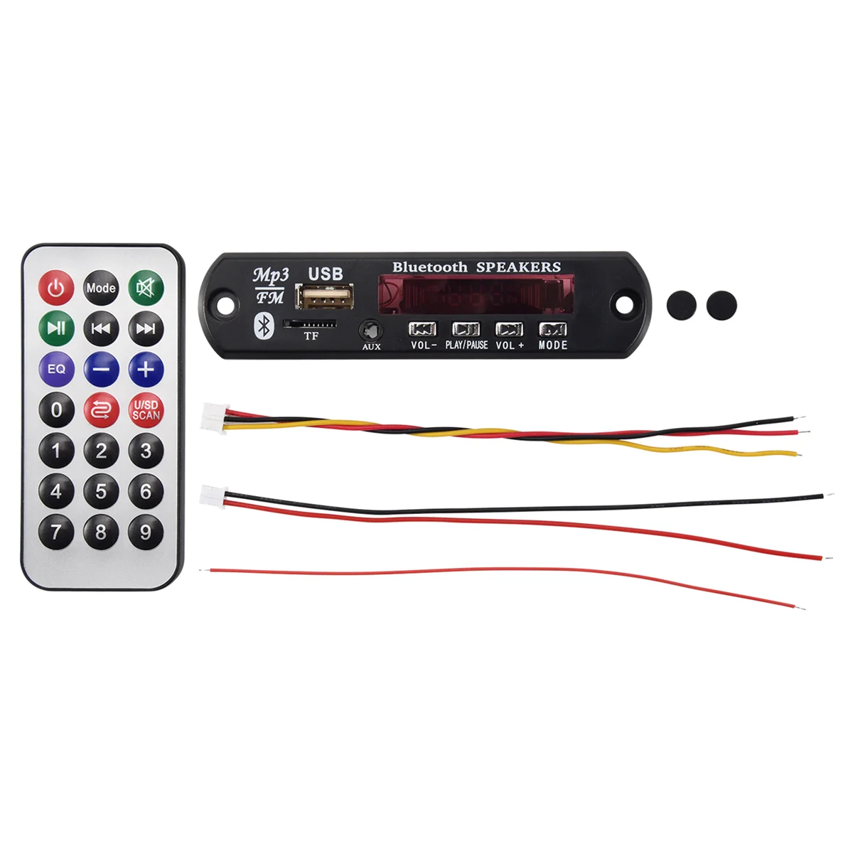 Плата mp3-декодера с Bluetooth 5 0 В 12 постоянного тока модуль автомобильного FM-радио