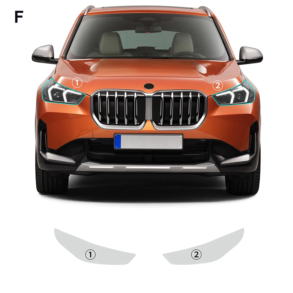 

AIRSPEED 2/4 шт. для BMW X1 U11 Base 2023, аксессуары PPF, предварительно вырезанная защитная пленка для фар, прозрачный ТПУ от царапин