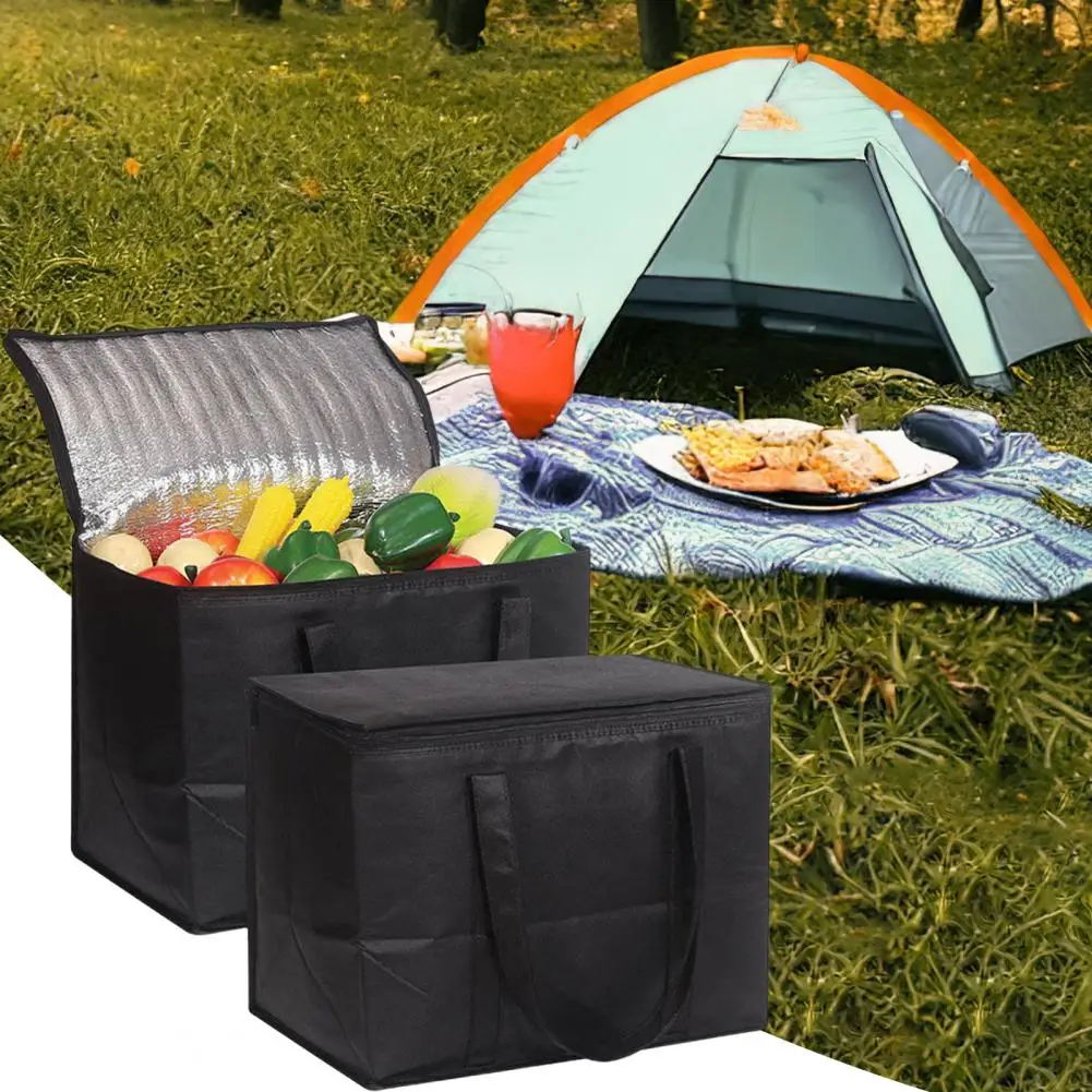 Изолированная сумка-тоут практичная большая емкость легкая в чистке осенняя