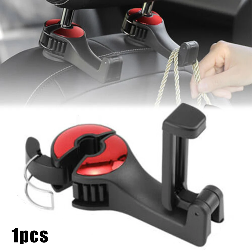 

Headrest Car Seat Hook Hook Hanger Vehicle ABS+Silicon Cloth Hook Lock Bag Seat Back Hanger Car Seat Accessories