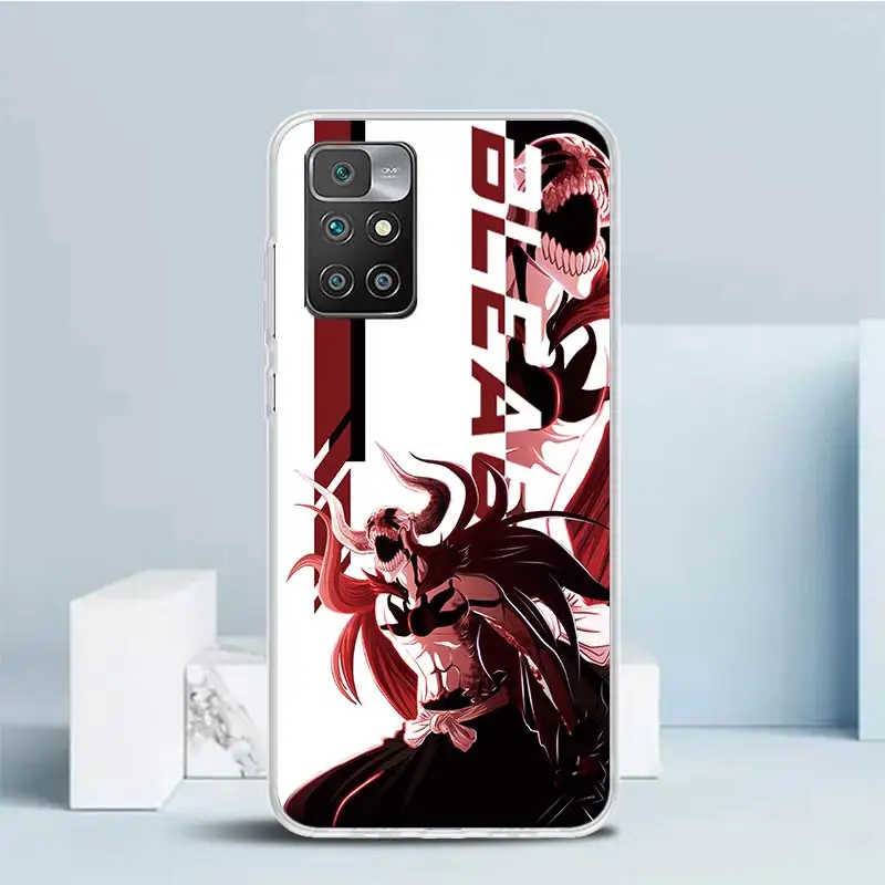 Аниме отбеливатель Ichigo Kenpachi мягкий чехол для Redmi 12 12C 10 10A 10C 9 9A 9C 9T с рисунком