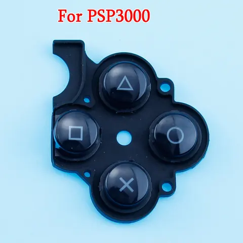 1 шт. для PSP 1000 проводящая резиновая прокладка для консоли PSP 2000 3000 силиконовые кнопки клавиатуры Сменные аксессуары