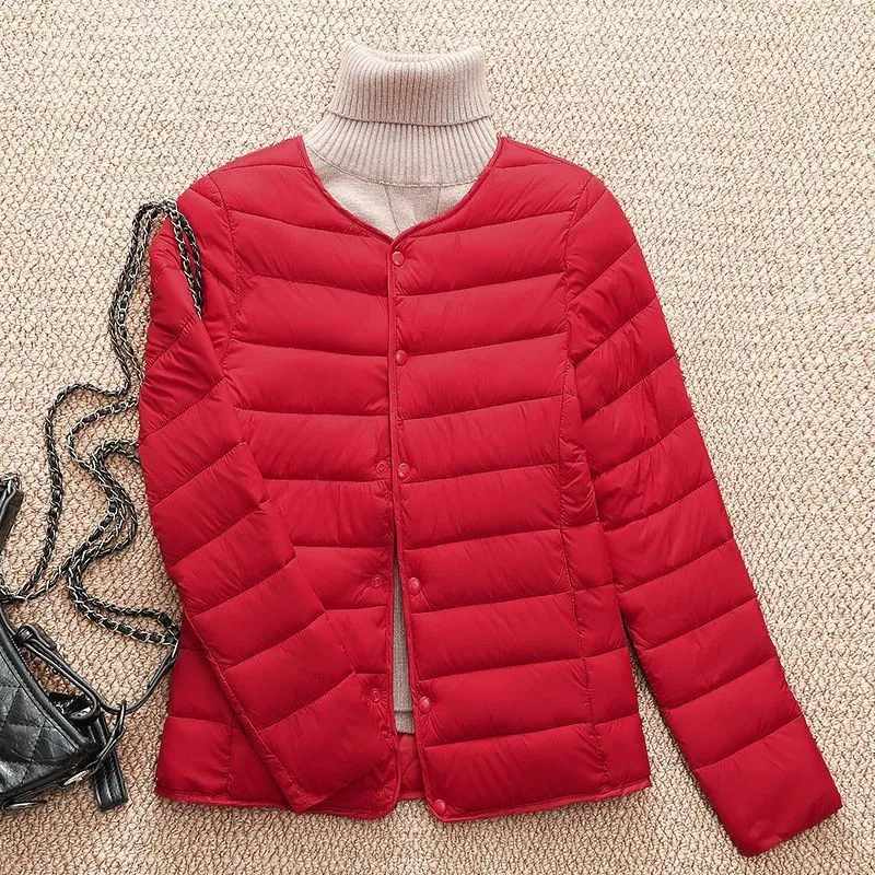 2022 New Women's Down Coat Fashionable And Versatile Winter Women's Cotton Coat Lightweight And Warm Women's Down Coat
