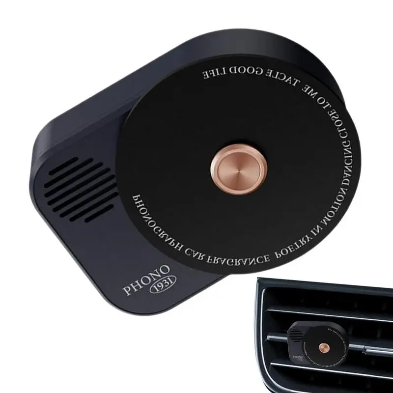 

Car Air Fresheners Fragrance Diffusers Essential Oil Diffuser And Fragrance Perfume For Car Interior Accessory Retro Phonograph