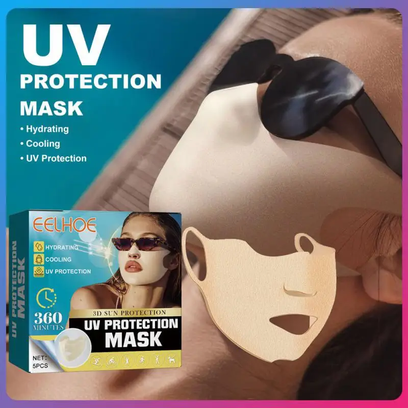 

1 Pcs Facial Blackening Mask Protective Equipment Effectively Suppress Sweating Facial Care Products Protective Masks And Masks