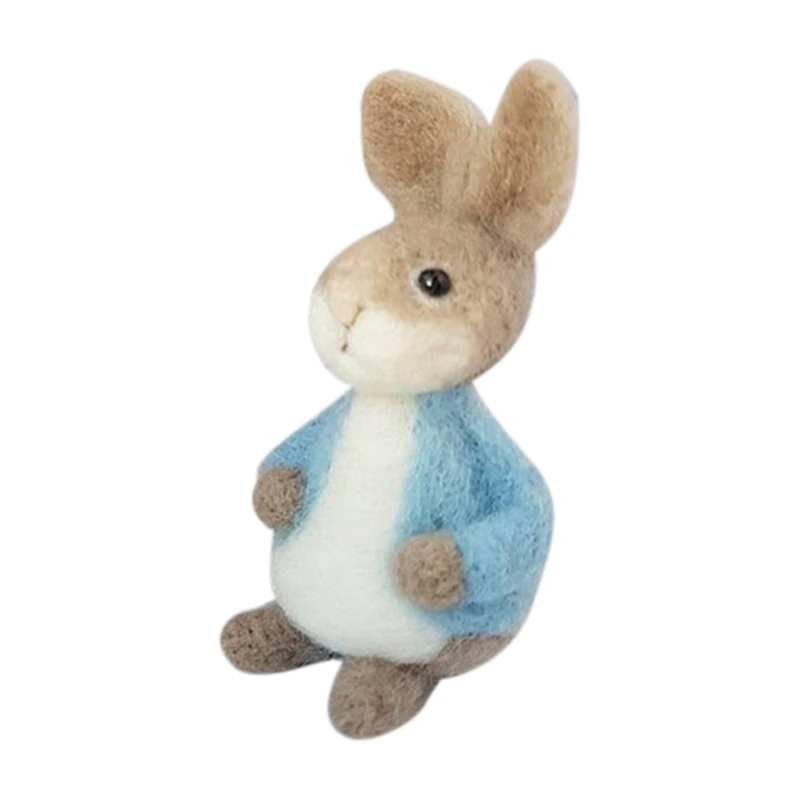 

Rabbit Easter Decoration Needle Felted Bunny Cute Wool Felt Handmade Gift