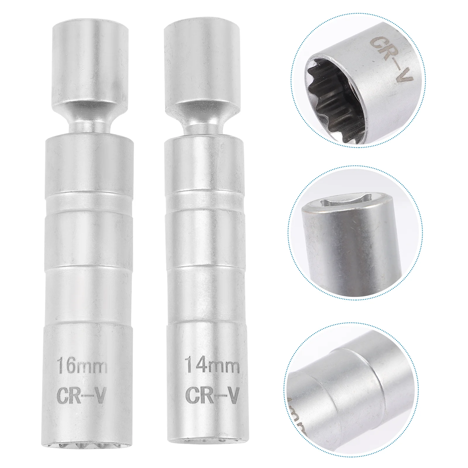 

1 Pair Portable Spark Plug Wrench Car Repair Wrench Spark Plug Spanner Tool