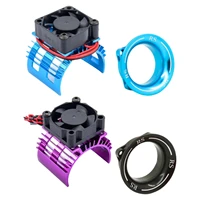 motor combo motor heat sink with cooling fan parts diy accessory for 110 rc model car