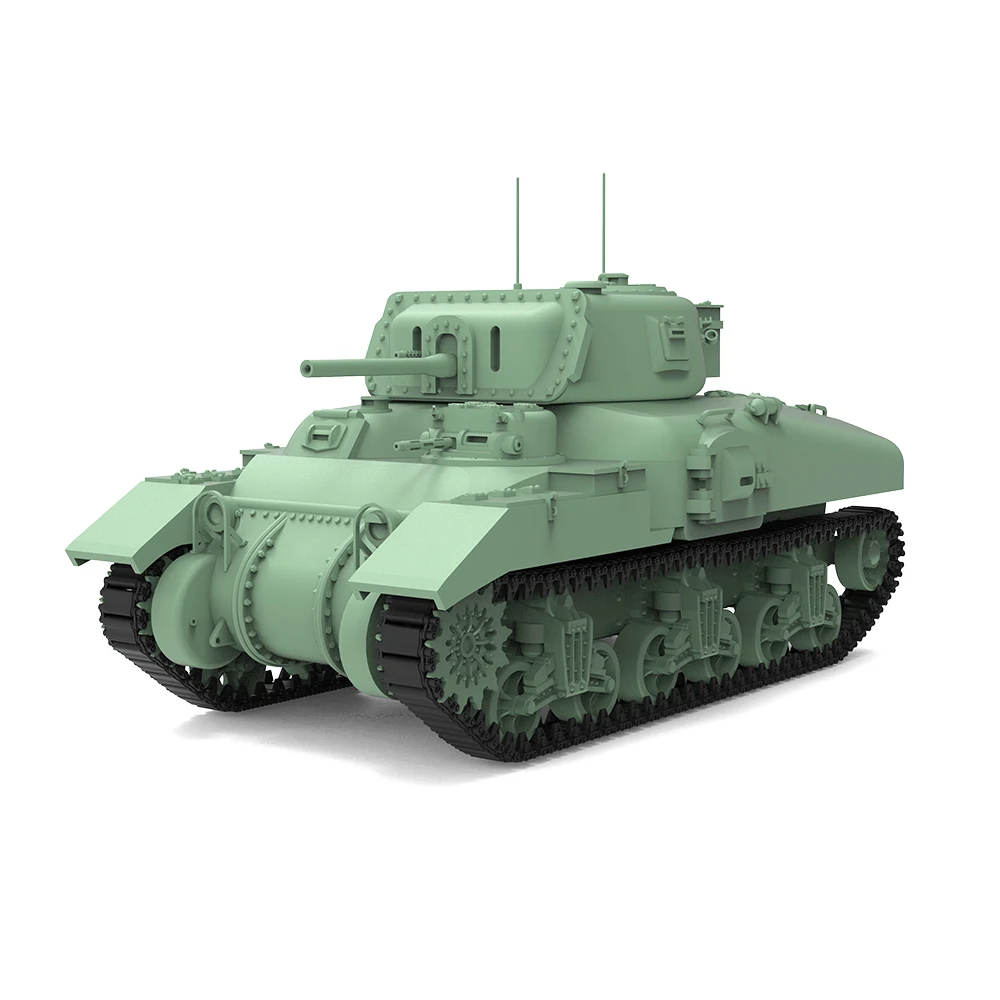 

SSMODEL 76532 V1.8 1/76 3D Printed Resin Model Kit US Ram II Medium Tank